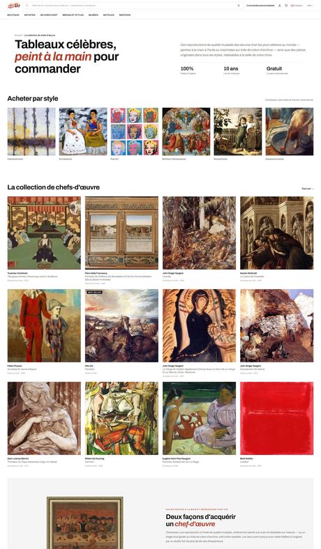 ArtsDot homepage